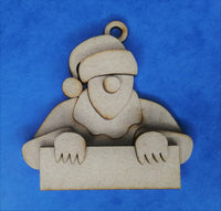 Elf Bauble MDF Kit - Blank Sign