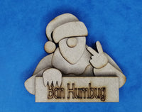 Elf Magnet MDF Kit - Bah Humbug