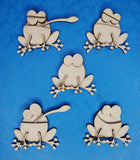 Frog Magnets set of 5 - MAG002