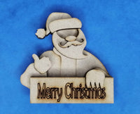 Santa Magnet MDF Kit - Merry Christmas